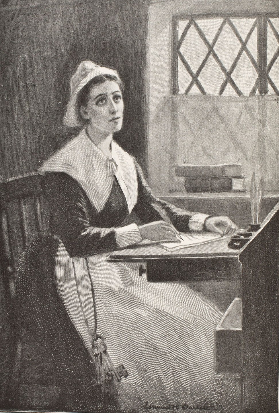 Anne Bradstreet の肖像画(wiki commonsより)